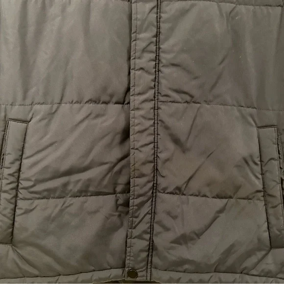 Izod Color Block Puffer Vest Blue/Green Sz Lg - Picture 3 of 7